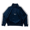 velours track half zip jacket