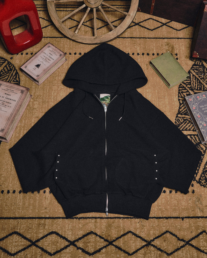 Boxing Glove Waffle Double Zip Hoodie – YZ