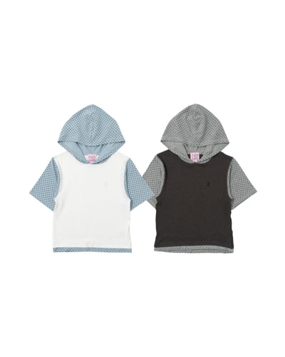 Dots Hooded tee