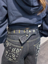 back belt denim