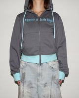 BICOLOR HEART LOGO HOODIE 