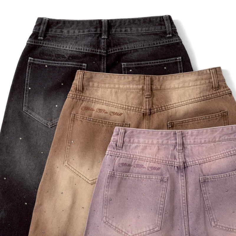 kirakira cocoon washed denim