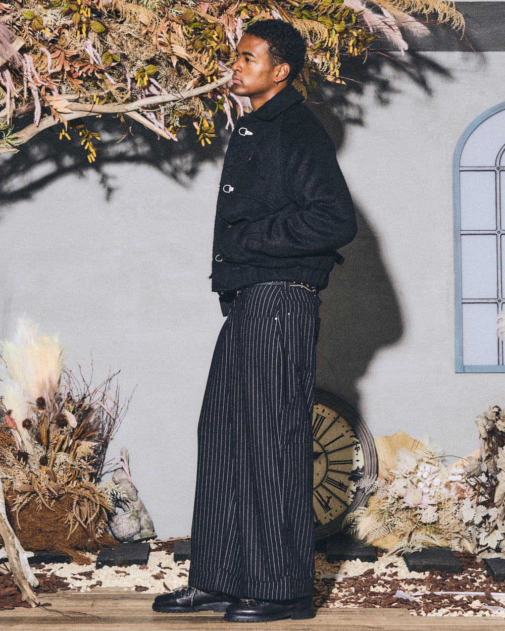 wool western stripe slacks – YZ