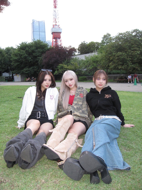 Butterfly zip hoodie