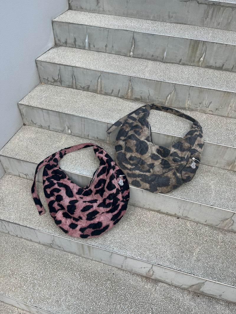 leopard shoulder bag