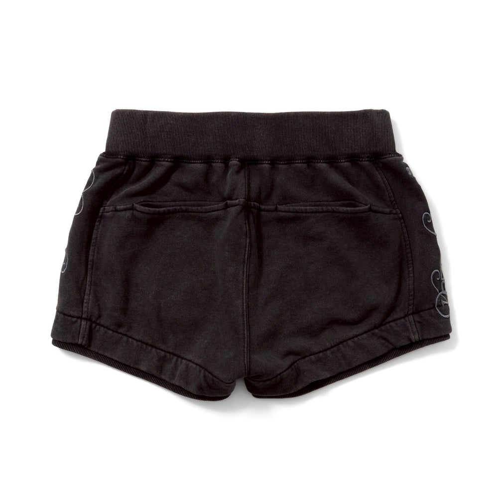 side logo sweat shorts – YZ
