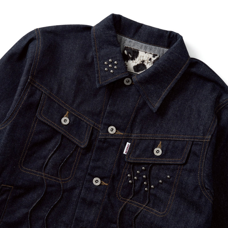 ジャケット・アウター BADWAYClassic Studs Denim Jacket black M BADWAY | 9/23(Tue) 21:00〜 NEW ARRIVAL Online Release BADWAY