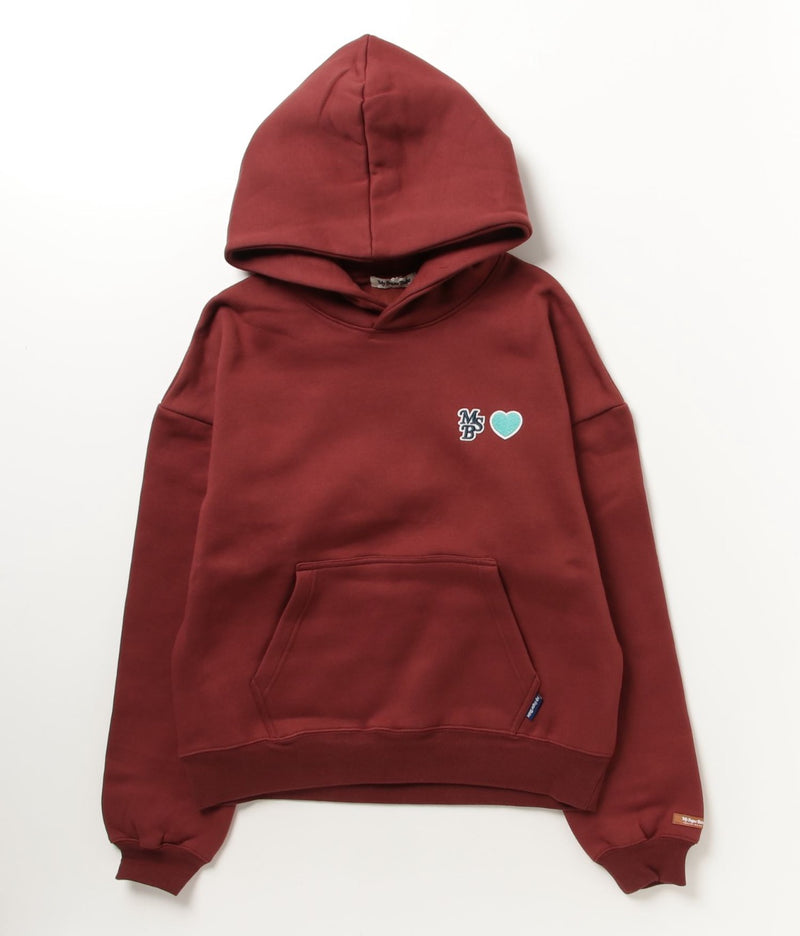 heart patch hoodie
