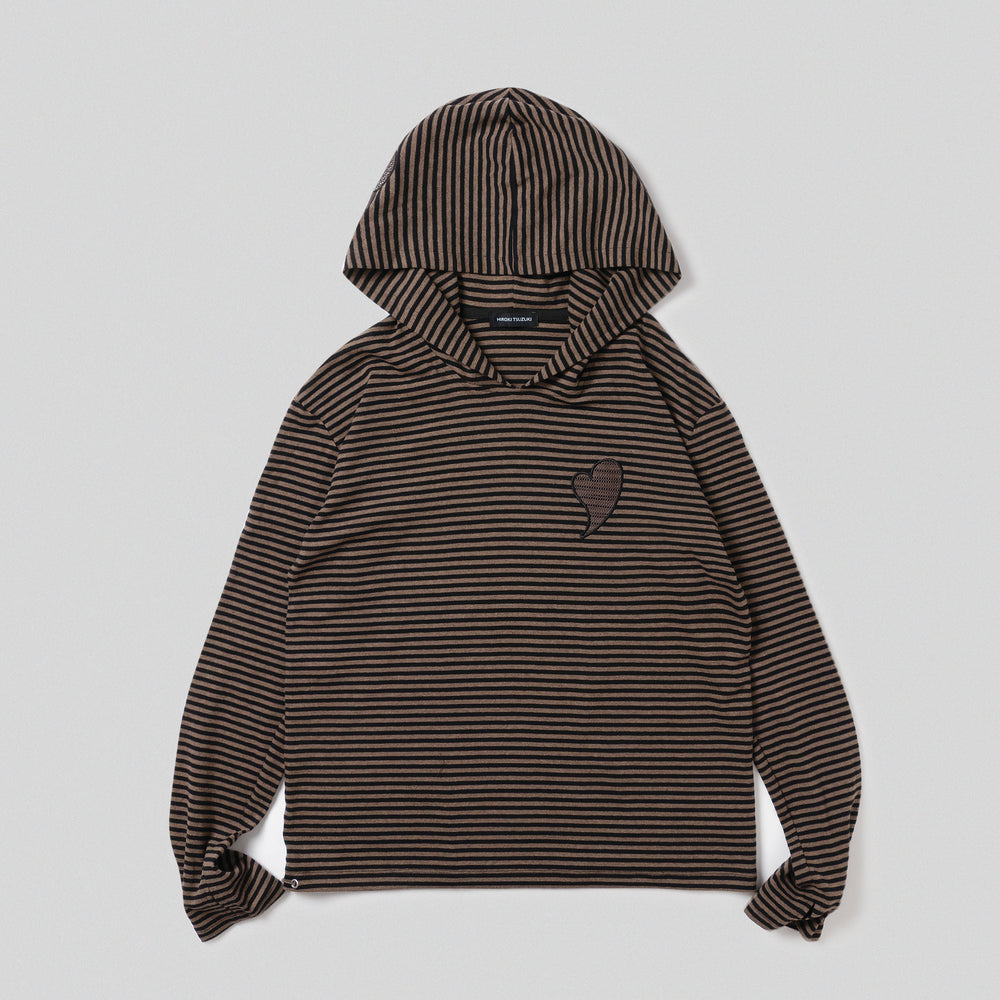 BORDER HOODED L/S TEE – YZ