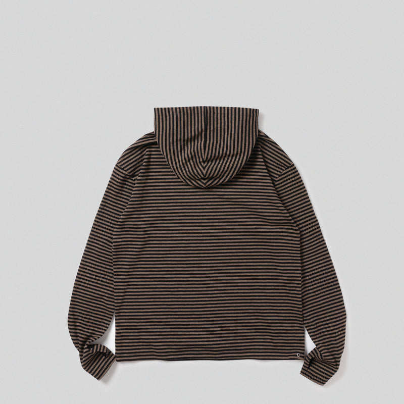 BORDER HOODED L/S TEE – YZ