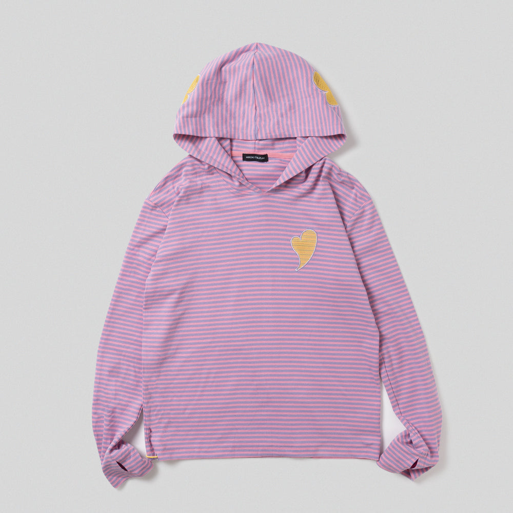 BORDER HOODED L/S TEE – YZ