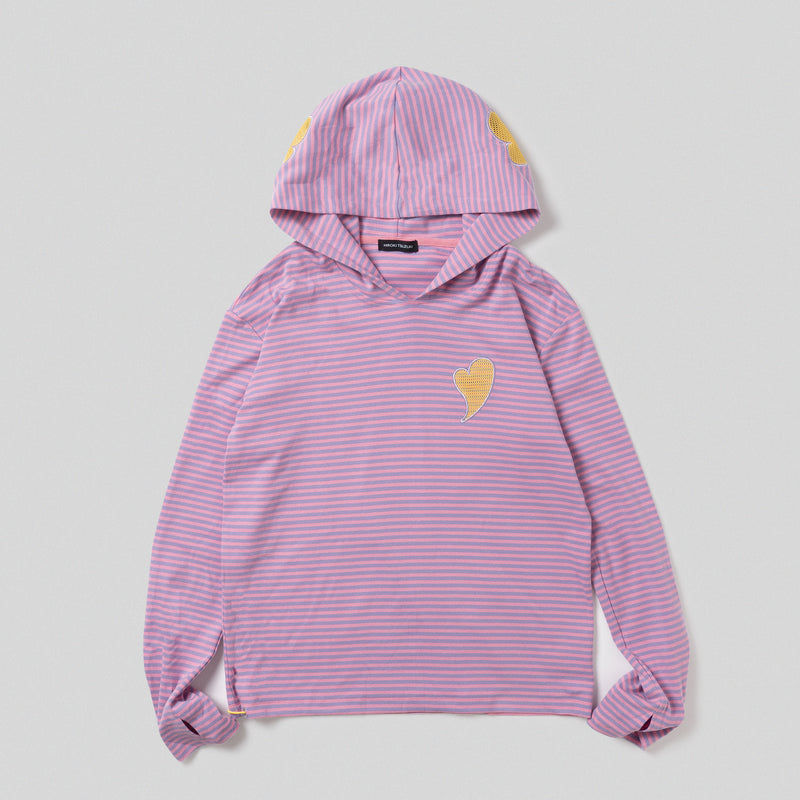 BORDER HOODED L/S TEE – YZ