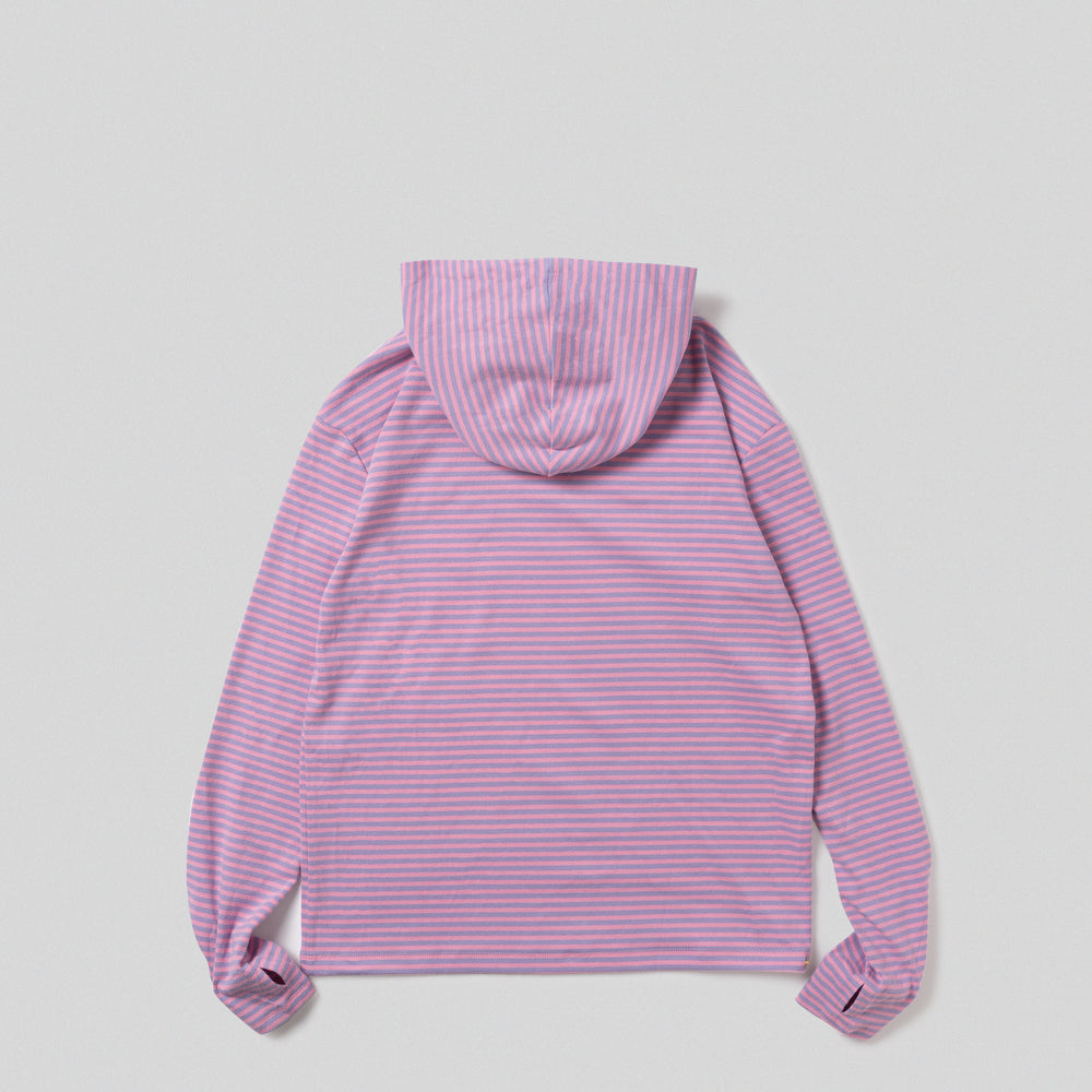 BORDER HOODED L/S TEE – YZ