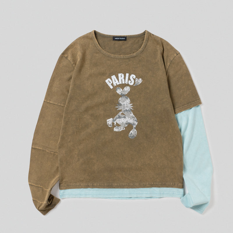 ASYMMETRIC L/S TEE (WITH GRAPHIC) – YZ