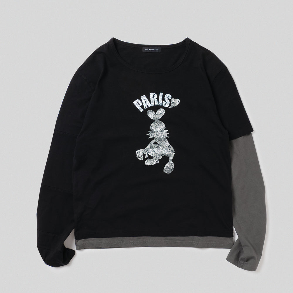 yu 様 ASYMMETRIC L/S TEE (WITH GRAPHIC) – YZ