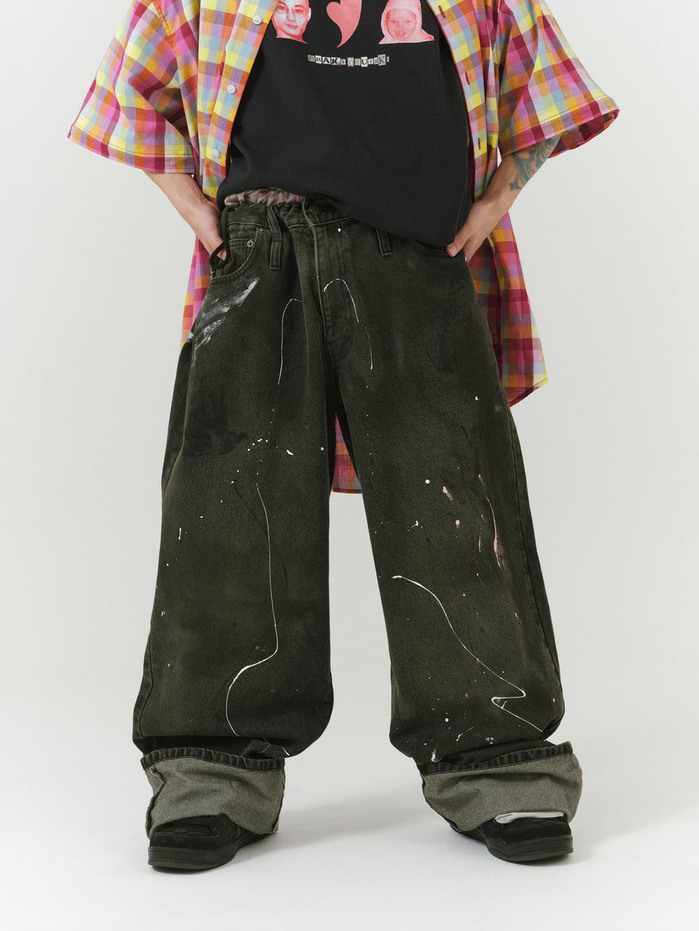 PAINT BAGGY DENIM 1 – YZ
