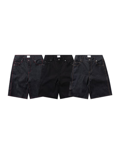 BU BAGGY DENIM SHORTS 
