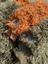 volume hood fur jacket