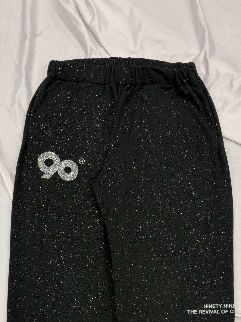 90 Logo Glitter Sweat Pants