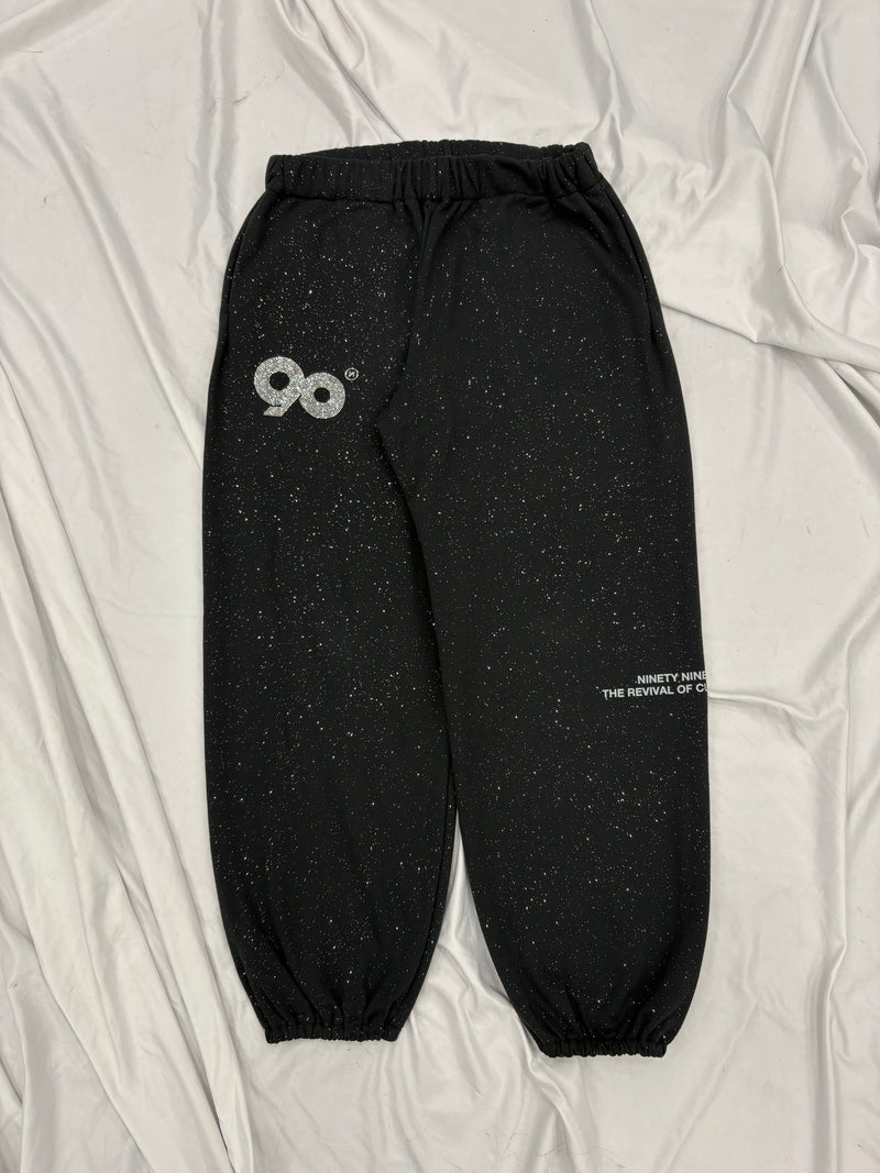 90 Logo Glitter Sweat Pants – YZ 90 Logo Glitter Sweat Pants – YZ