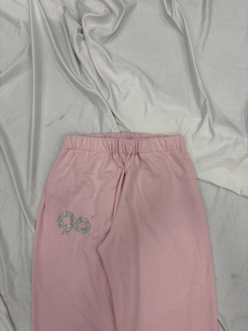 90 Logo Glitter Sweat Pants