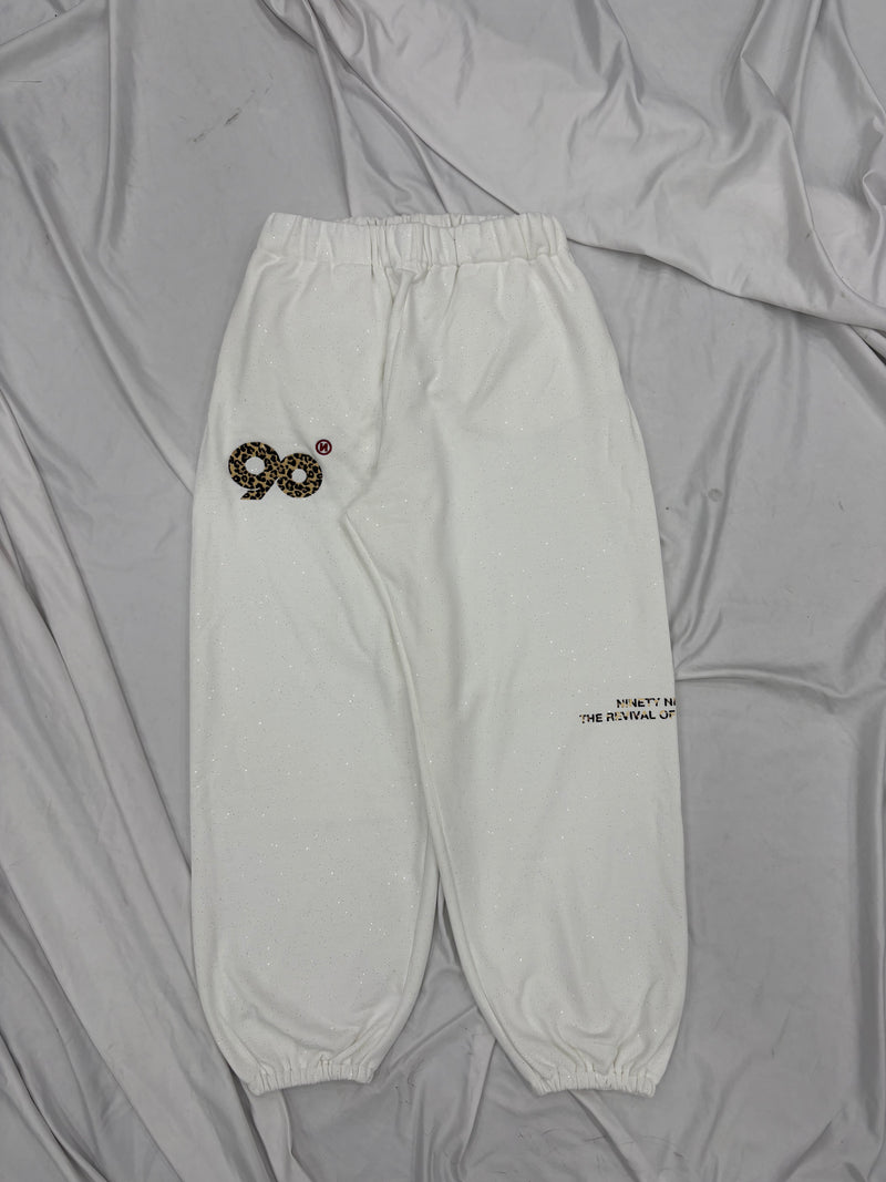 90 Logo Glitter Sweat Pants