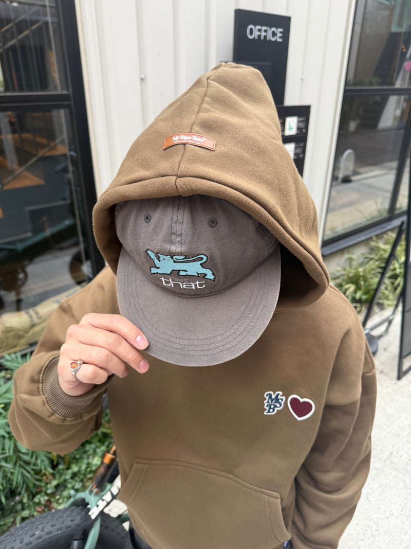 heart patch logo hoodie