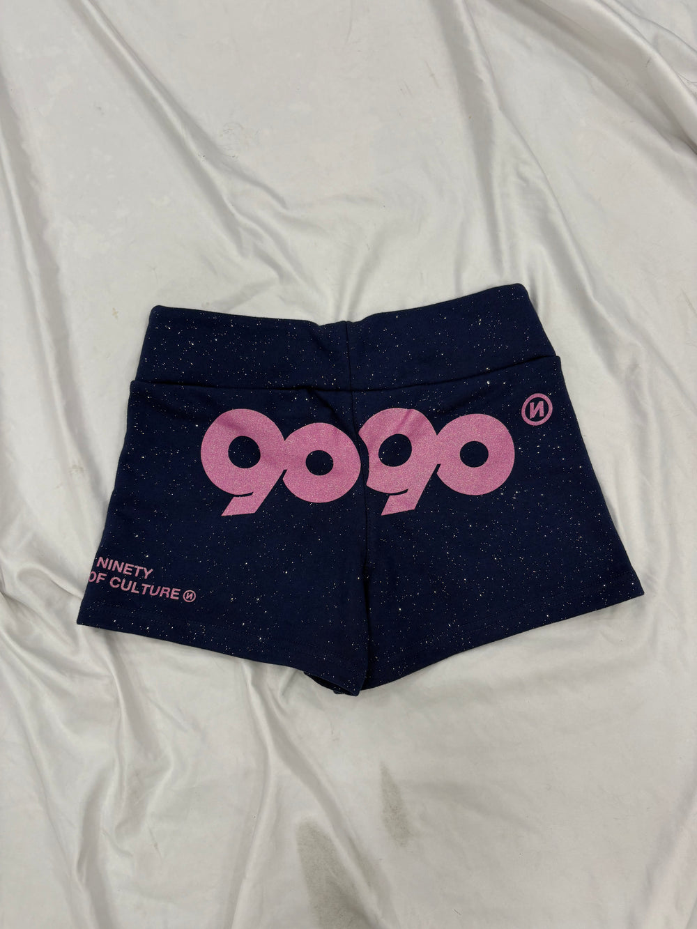 90 Logo Glitter Micro Shorts – YZ 90 Logo Glitter Micro Shorts – YZ