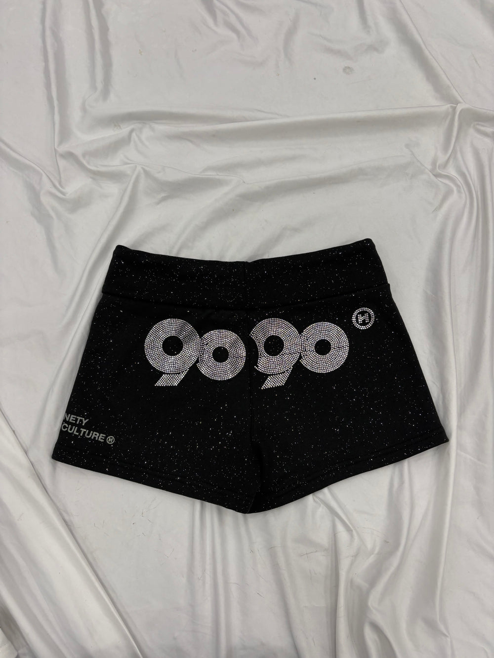90 Logo Glitter Micro Shorts – YZ