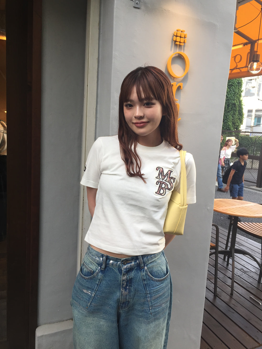 msb logo applique t-shirt – YZ
