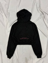 90 Logo Glitter Zip Hoodie