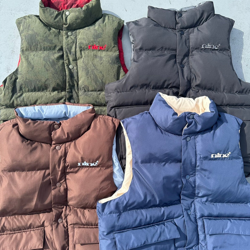 Ameba Logo Reversible Puffer Vest