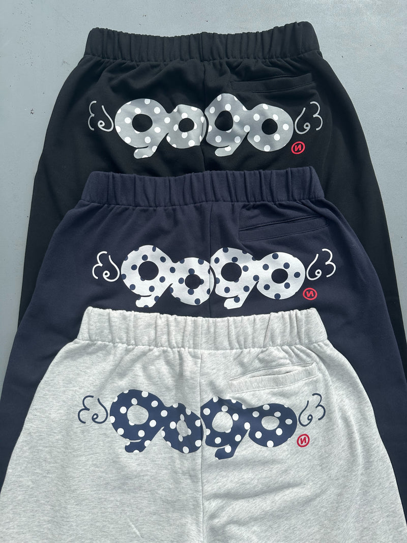 90 로고 도트 스웨트 팬츠 