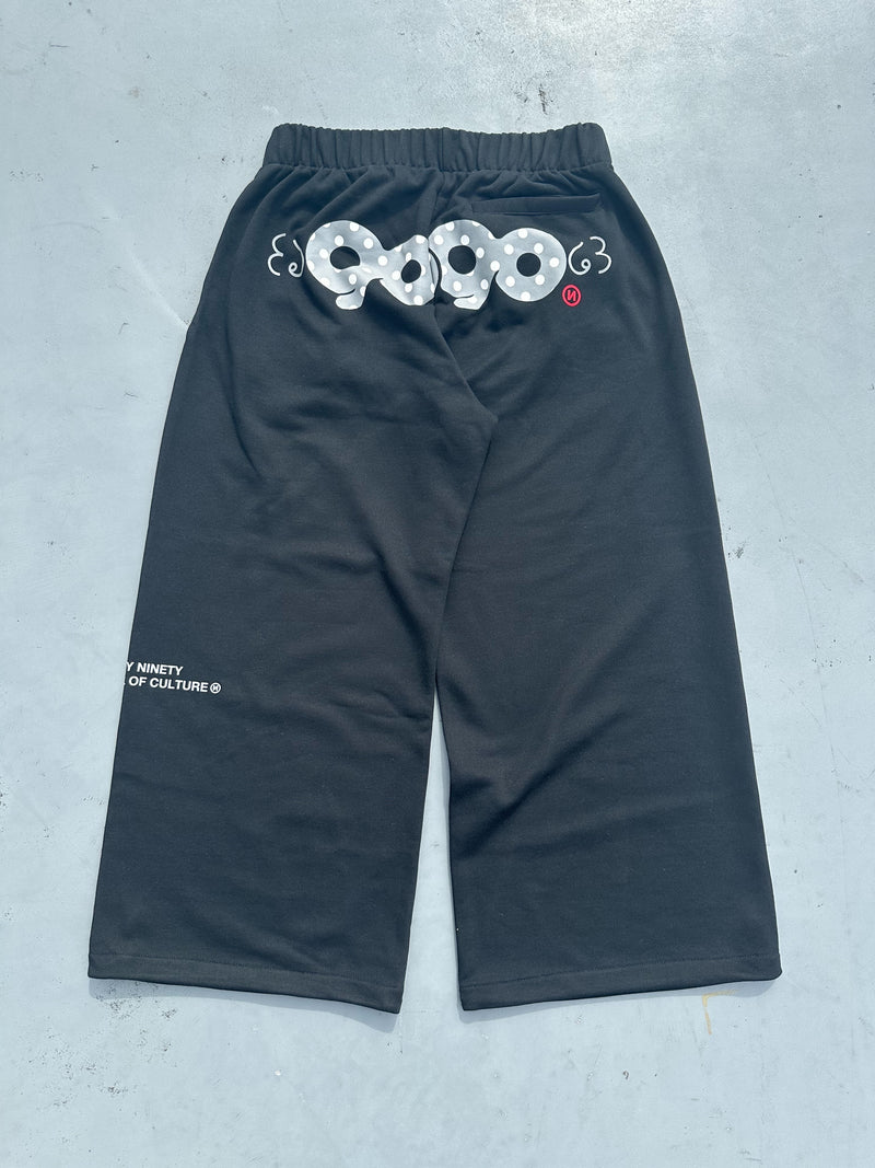 90 로고 도트 스웨트 팬츠 