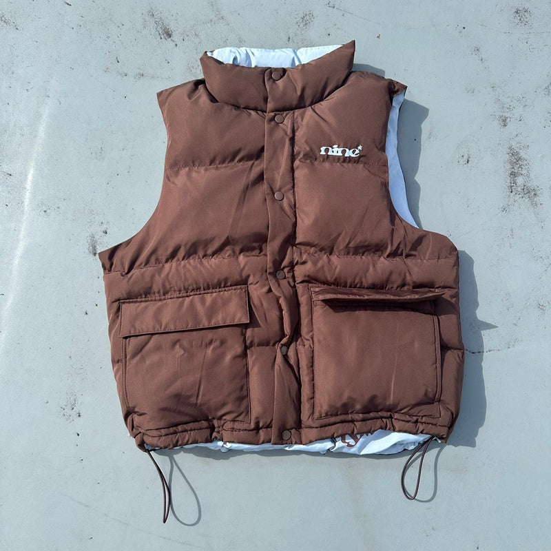 Ameba Logo Reversible Puffer Vest