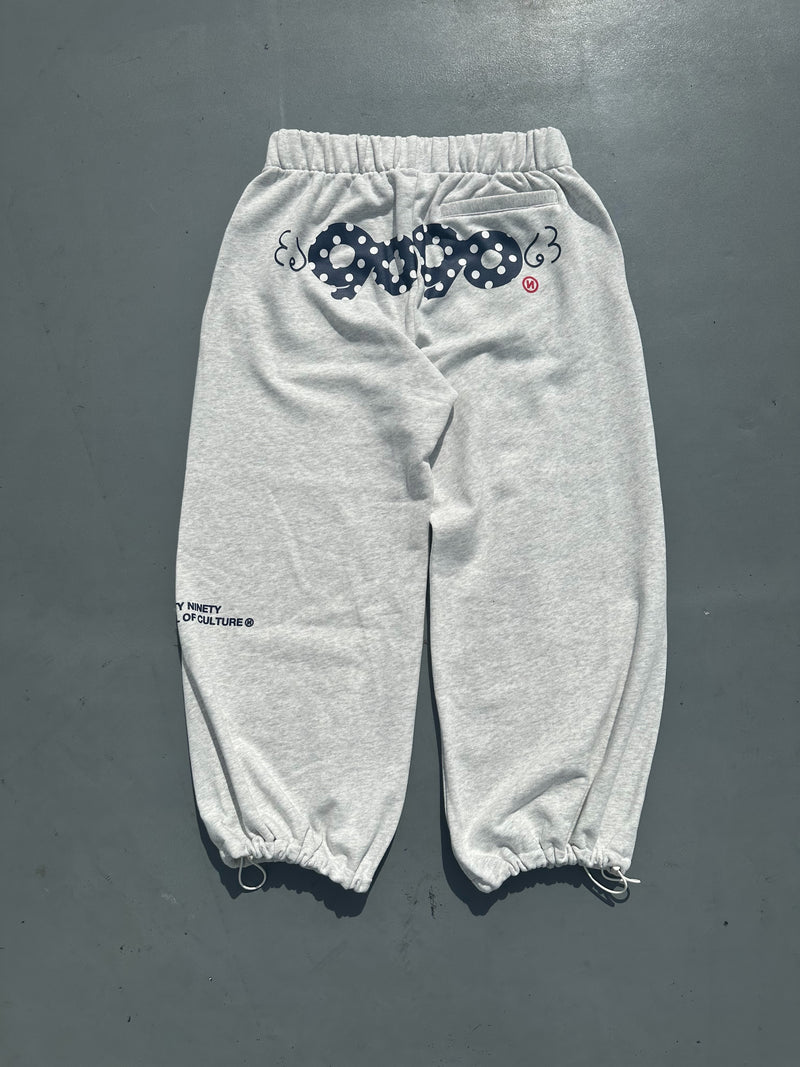 90 로고 도트 스웨트 팬츠 