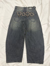 90 Logo Baggy Denim Pants 