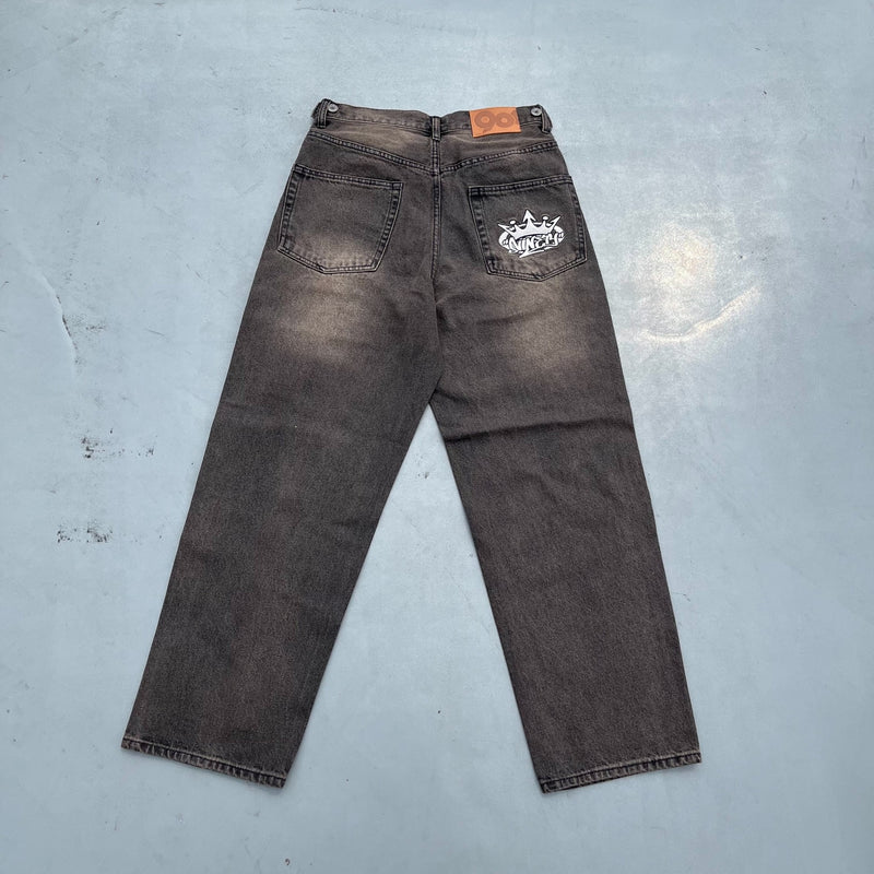 King Logo Vintage Tapered Pants