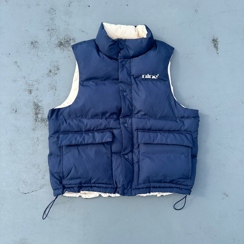 Ameba Logo Reversible Puffer Vest