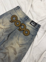 90 Logo Baggy Denim Pants 