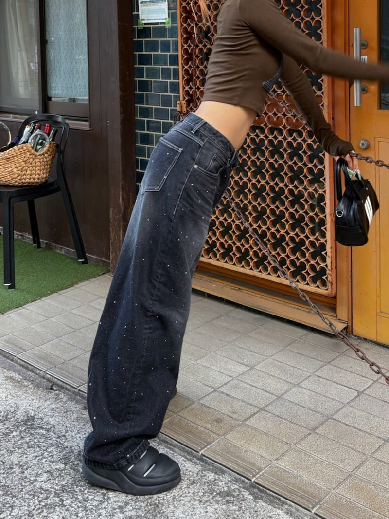 kirakira cocoon washed denim