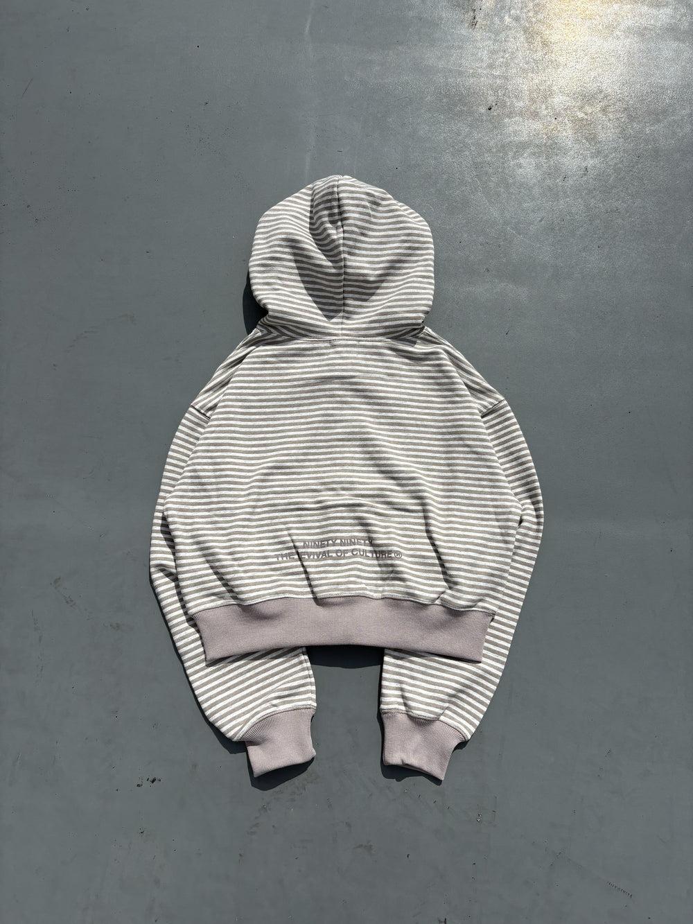 90 Logo Stripe Zip Hoodie – YZ