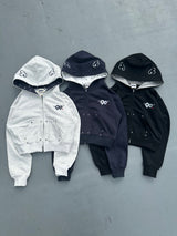 90 Logo Dot Zip 連帽外套 