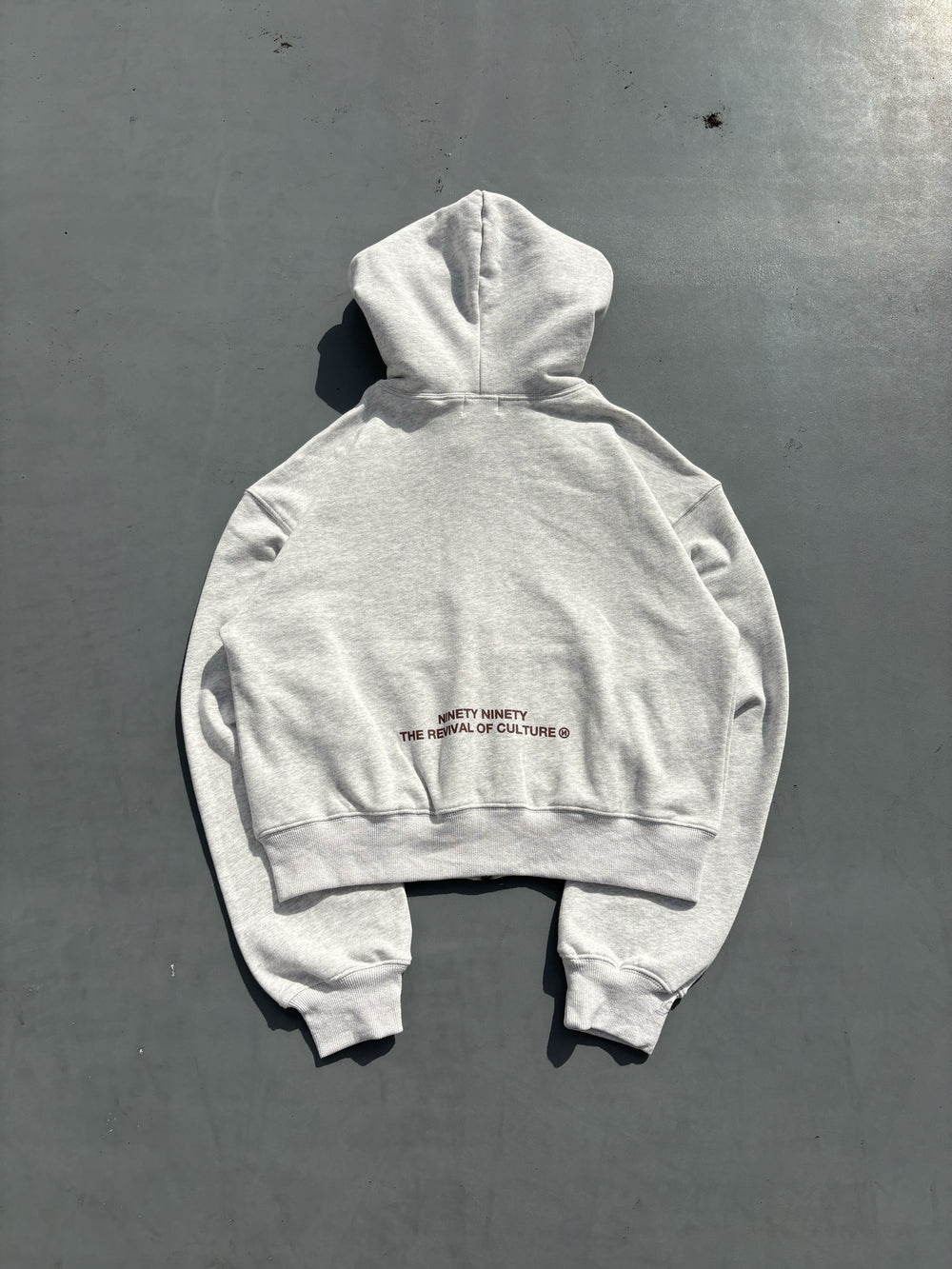 90 Logo Flower Zip Hoodie – YZ