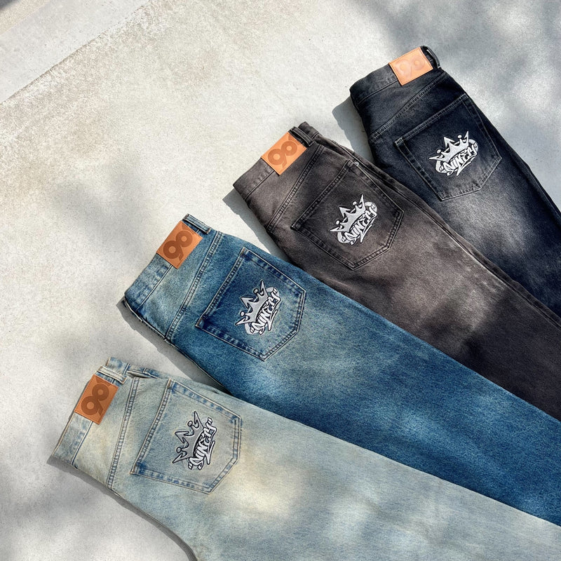 King Logo Vintage Tapered Pants