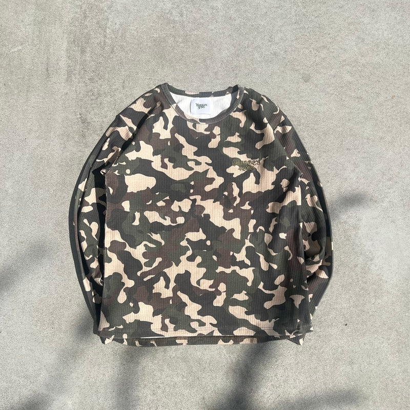 OE logo wide rib ls tee 