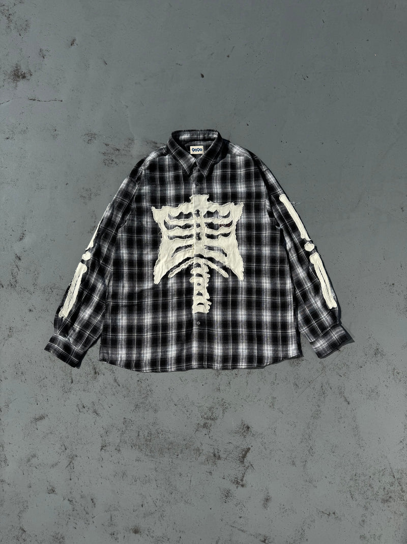 9090 Bone Henry Neck Thermal L⁄S Tee Bone Long Sleeve Shirt \u2013 YZ