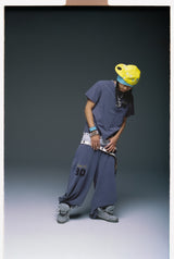 90 Number Layered Sweat pants
