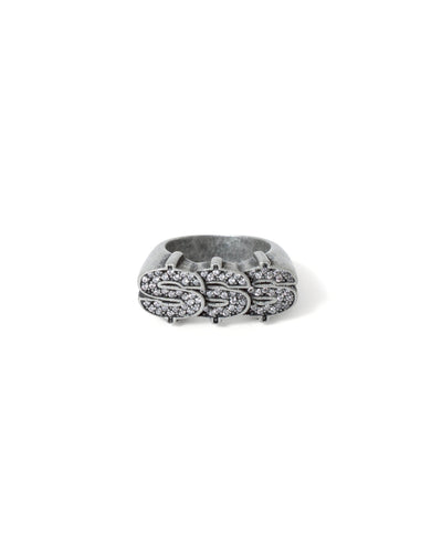 Triple Dollar Sign Ring 