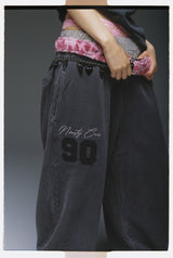 90 Number Layered Sweat pants